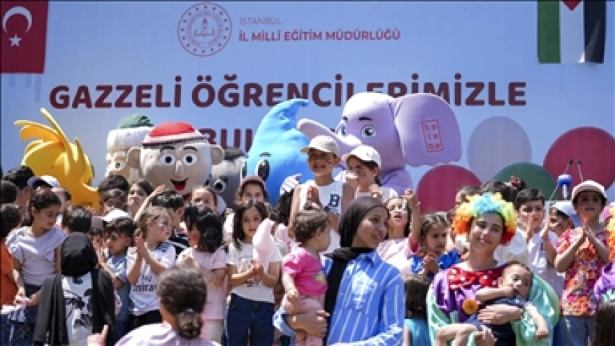 İstanbul'da Gazzeli Öğrencilere Yönelik Çocuk Şenliği Gerçekleştirildi