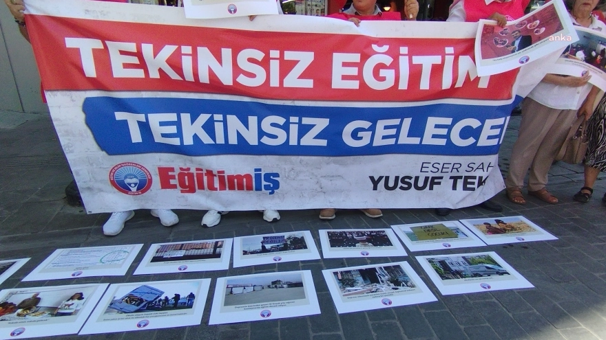 Eğitim-İş İzmir Şubeleri'nden 'Tekinsiz Eğitim, Tekinsiz Gelecek' Başlıklı Sert Tepki