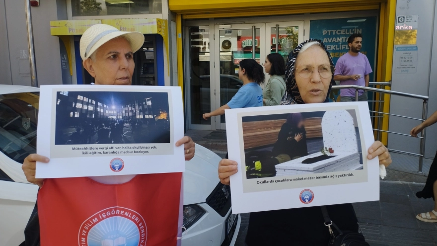 Eğitim-İş İzmir Şubeleri'nden 'Tekinsiz Eğitim, Tekinsiz Gelecek' Başlıklı Sert Tepki