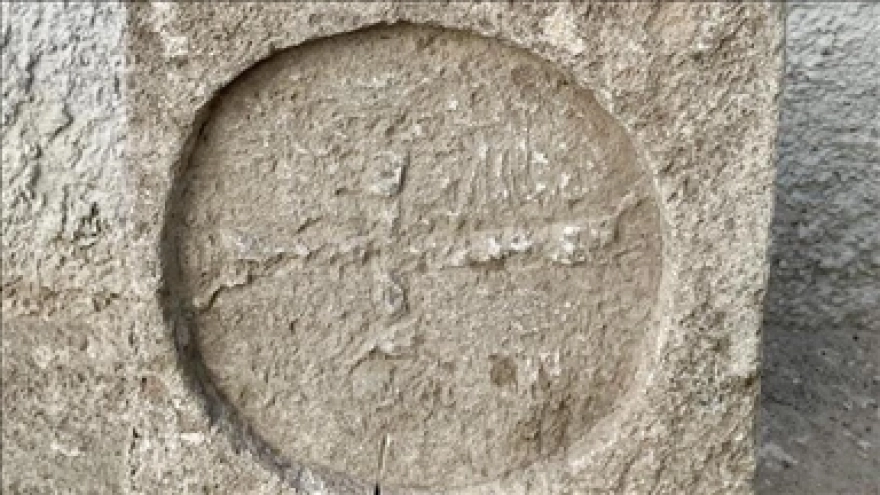 Kırşehir'de Bizans dönemine ait mezar steli bulundu