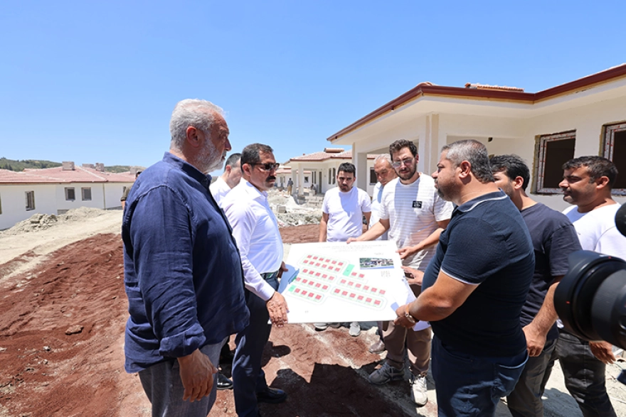 Hatay Arsuz'da Kırsal Afet Konutları Hızla Yükseliyor
