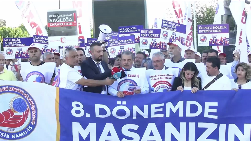 Birleşik Kamu-İş Konfederasyonu Genel Başkanı Yıldırım, ağustos ayında başlayacak 8. Dönem Toplu Sözleşme görüşmeleri için 