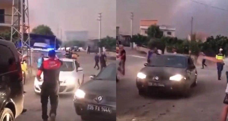 Aliağa'daki yangın Foça'ya sıçradı, bazı evler boşaltıldı