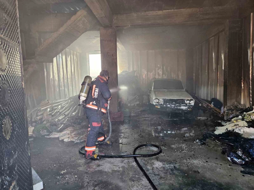 Malatya'da Depo Yangını Meydana Geldi