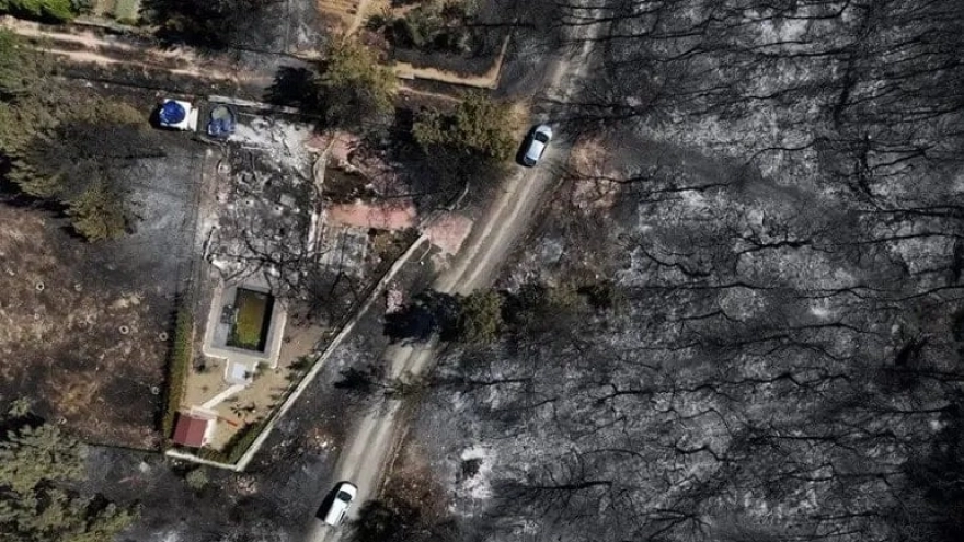 Yangın, bir evin çatısındaki tadilat sırasında çıktı, tüm mahalleyi sardı