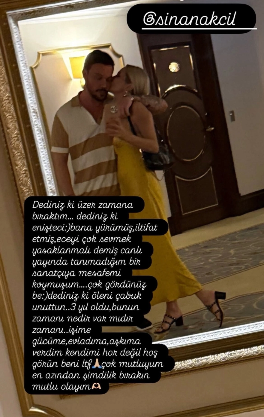 Ece Erken ve Sinan Akçıl'ın aşk ilanı: 'Enişteci' eleştirisine yanıt