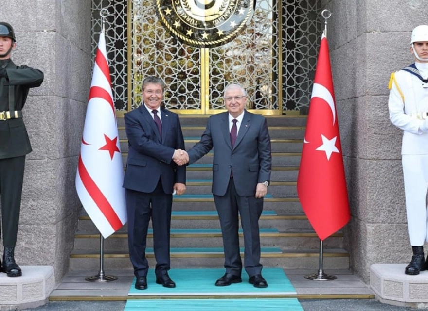 Milli Savunma Bakanı Güler, KKTC Başbakanı Üstel ile görüştü