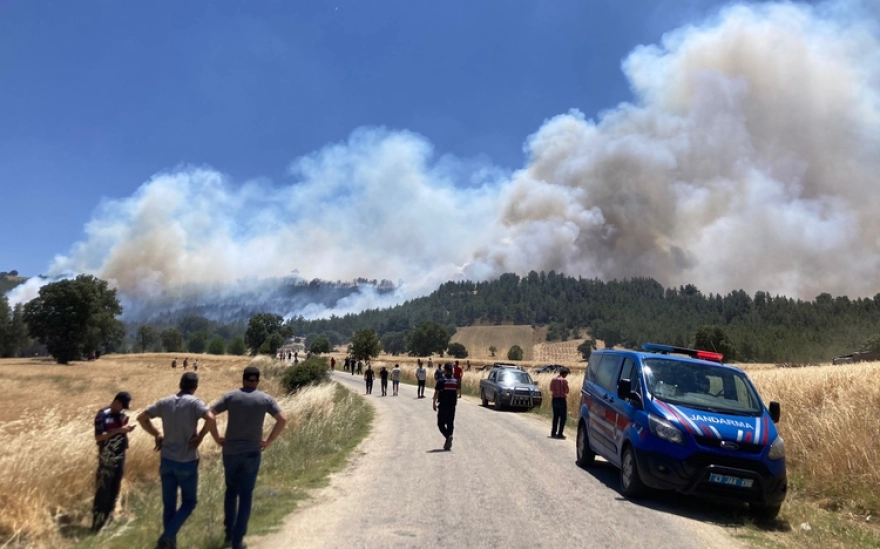 İzmir, Kütahya ve Bursa'daki orman yangınlarına müdahale devam ediyor