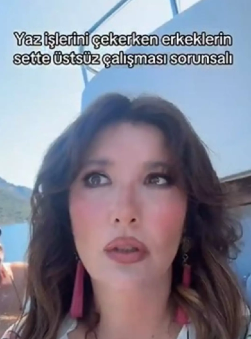 Şebnem Bozoklu Film Setindeki 'Üstsüz Çalışma' Durumunu Gündeme Taşıdı