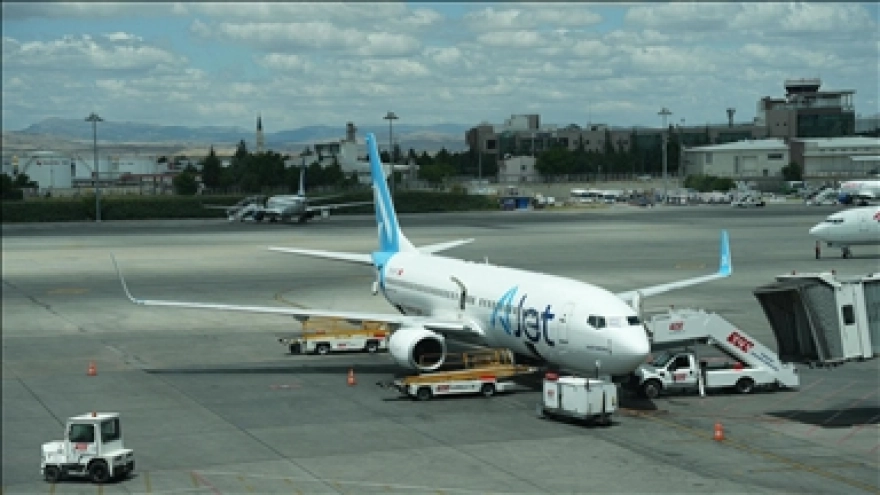 Ankara'dan Şam'a ilk uçuş gerçekleşti