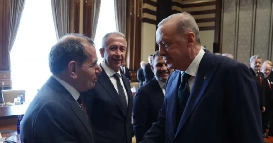 Galatasaray Başkanı Dursun Özbek, Erdoğan'a Teşekkür Etti