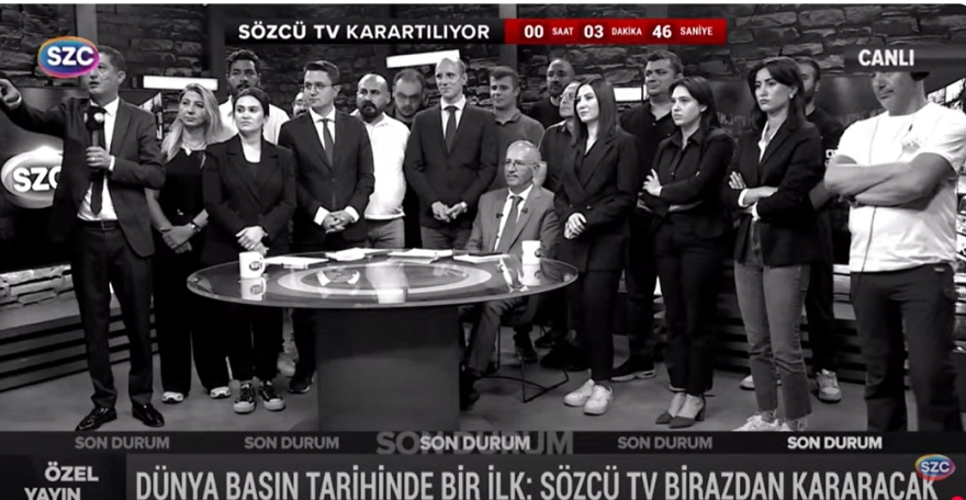 Daha önce hiç görülmemiş bir ceza uygulandı: SÖZCÜ TV on gün süreyle karartıldı!