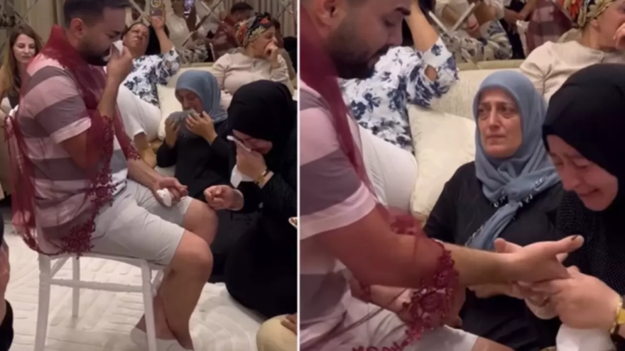 Kadir Ezildi, Damat Kınasında Gözyaşlarına Boğuldu