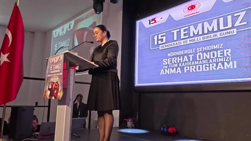 Almanya'nın Fürth kentinde 15 Temmuz Demokrasi ve Milli Birlik Günü Anıldı