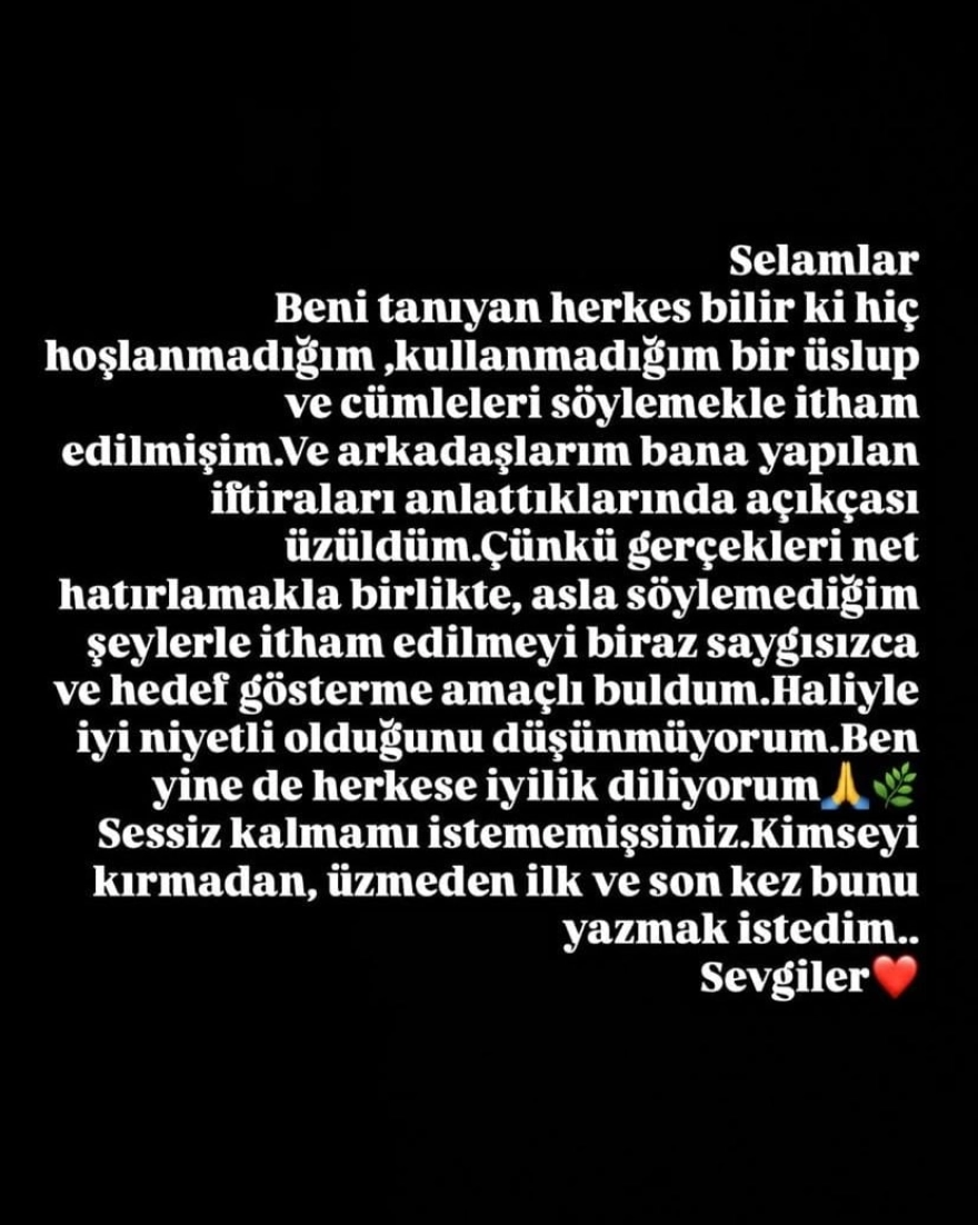 Mine Tugay, Mobbing İddialarını Reddediyor