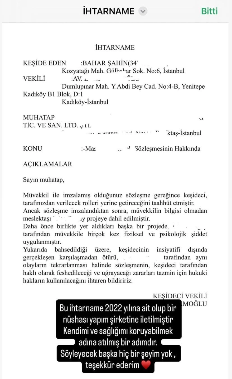 Mine Tugay, Mobbing İddialarını Reddediyor