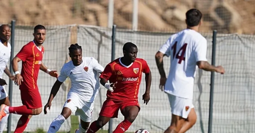 Kayserispor'dan başarılı hazırlık maçı provası