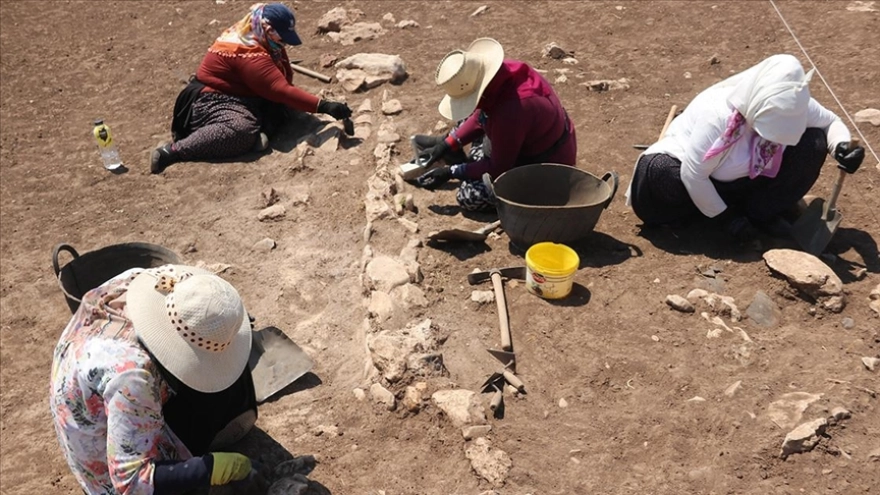 Diyarbakır'daki 12 Bin Yıllık Çayönü Tepesi'nde Yeni Yapılar ve Su Kanalı Keşfedildi
