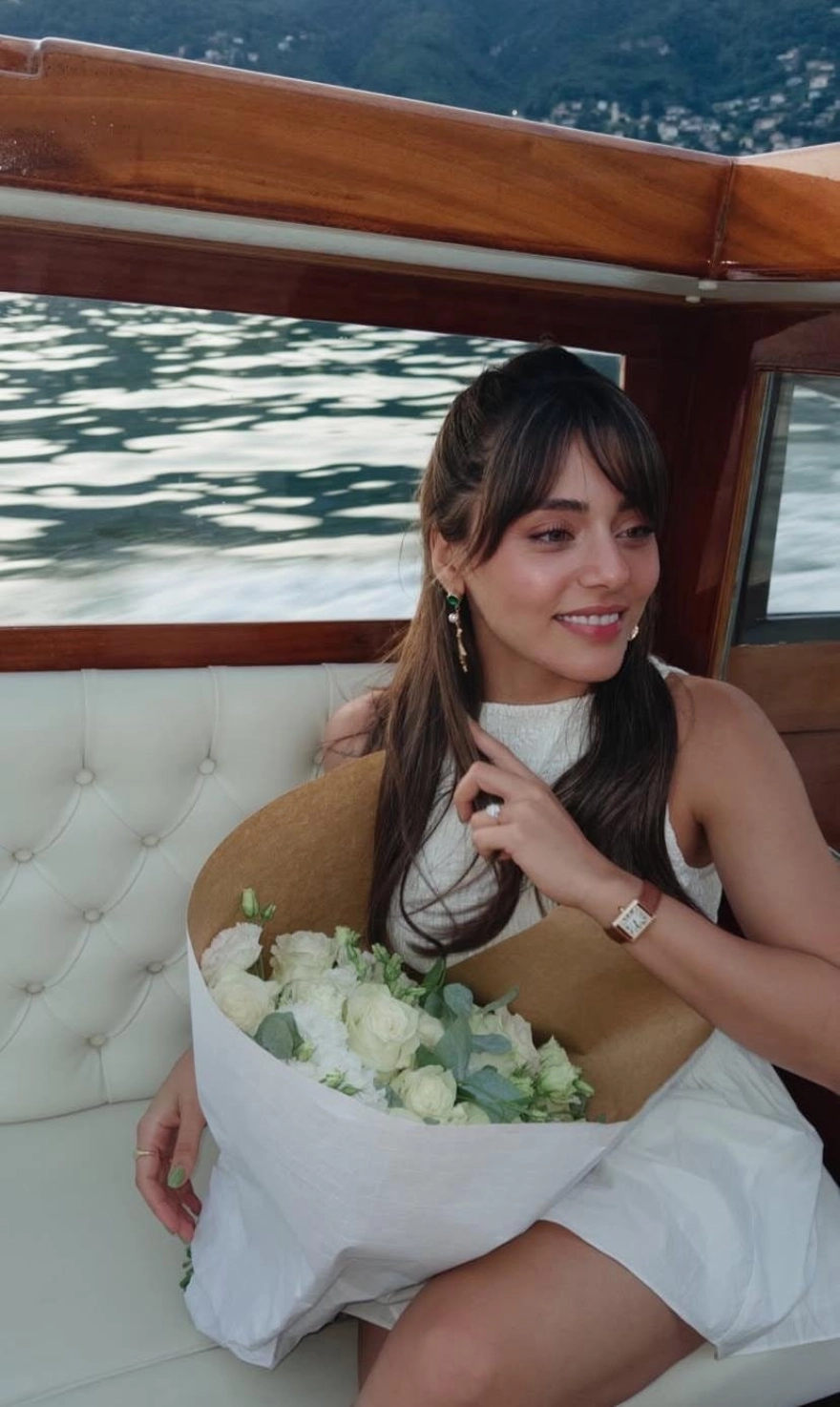 Sıla Türkoğlu, sevgilisi Ata Ayyıldız'dan Como Gölü'nde evlilik teklifi aldı