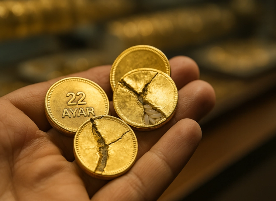 Altın aldığını düşünenler dikkat: Elinizdeki aslında pirinç olabilir.