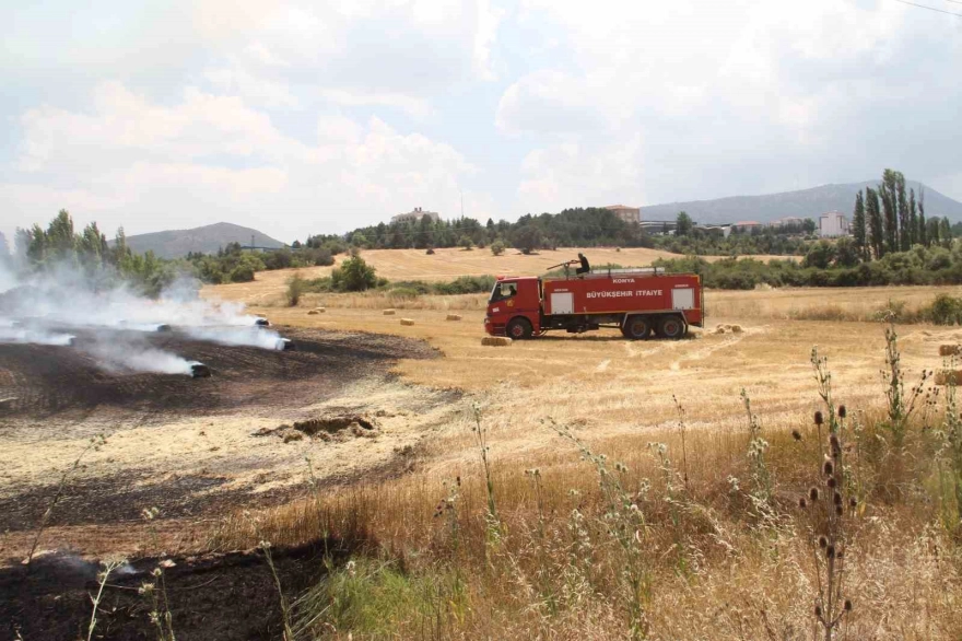 Beyşehir'de kampüs yakınlarındaki yangın endişe yarattı