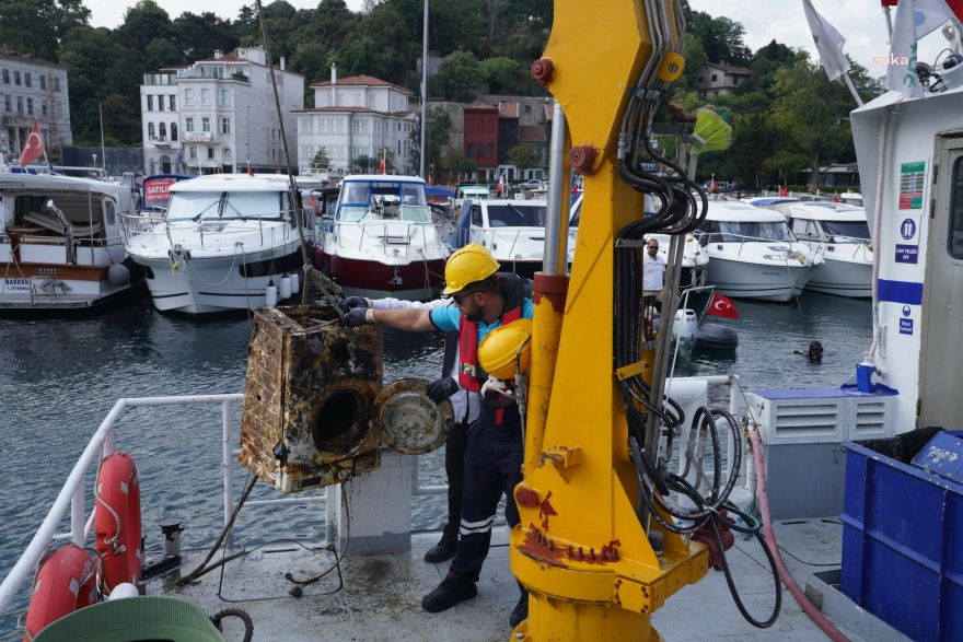 İstanbul'da denizden çamaşır makinesi çıkması şaşkınlık yarattı