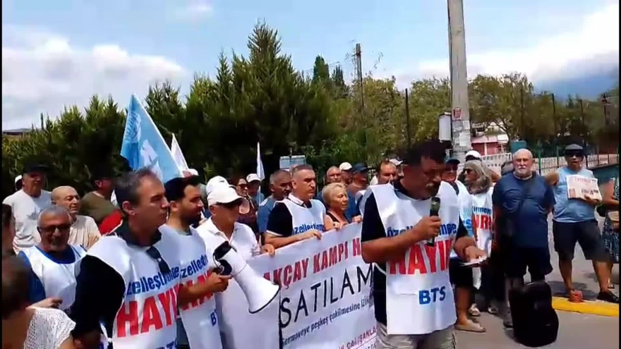 Birleşik Taşımacılık Çalışanları Sendikası, TCDD'ye ait Akçay Kampı'nın özelleştirilmesine karşı çıktı