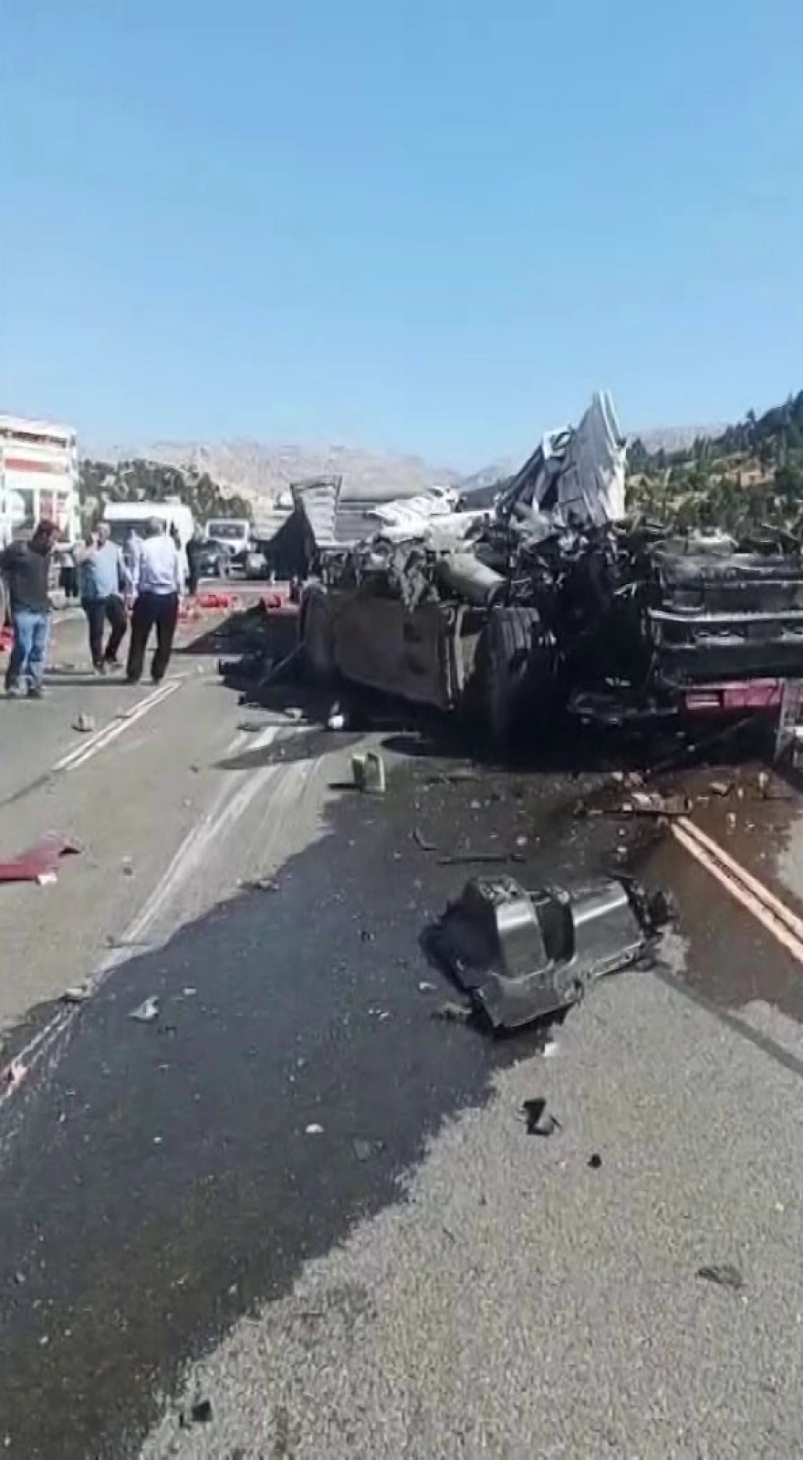 Kahramanmaraş'ta tır kazası: Sürücü ağır yaralı