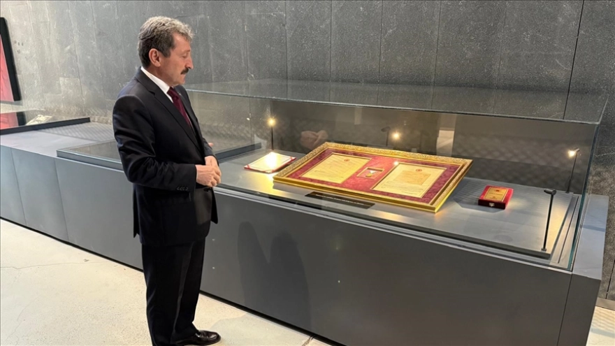 Samsun'un 101 yıl sonra aldığı istiklal madalyası müzede sergileniyor