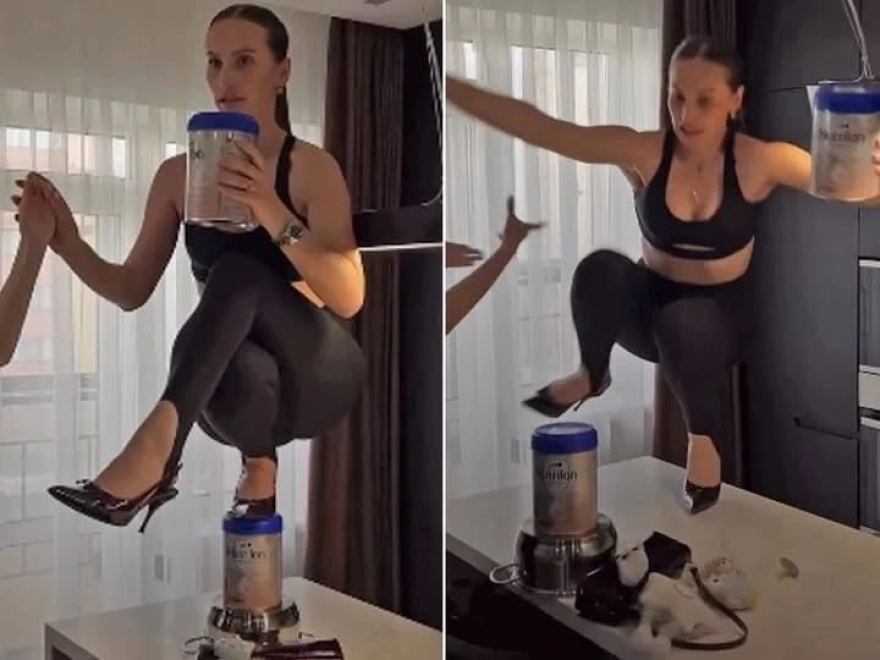 Hadise Tehlikeli Bir Meydan Okumaya Katıldı