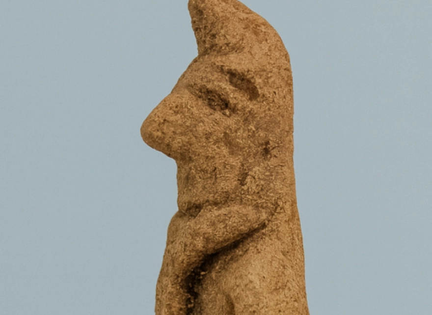 8 bin yıllık tilki postlu erkek figürü bulundu