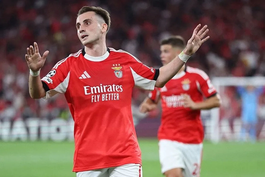 Kerem Aktürkoğlu, Fenerbahçe'ye attığı gol sonrasında yaptığı hareketle gündem oldu.