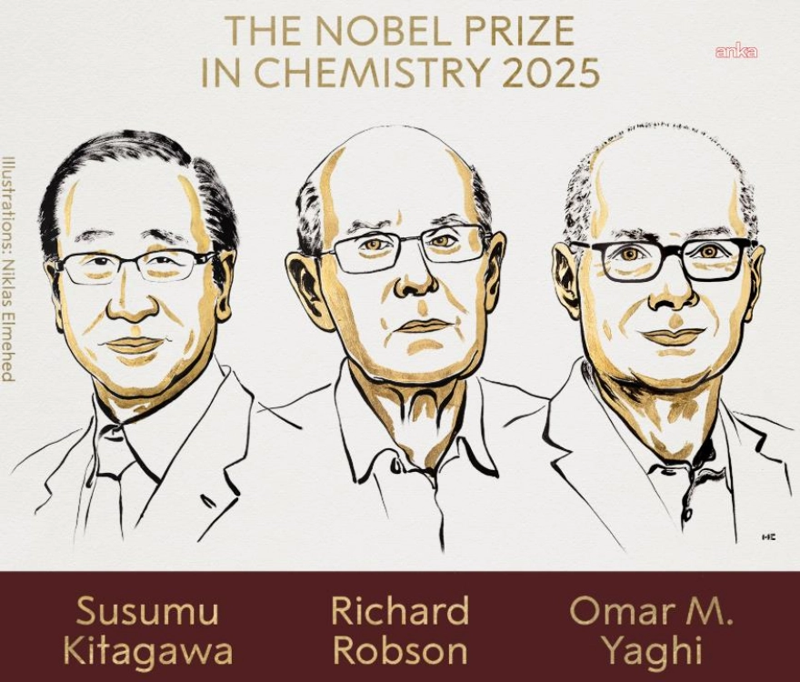 2025 Nobel Kimya Ödülü'nü Kazanan İsimler Duyuruldu