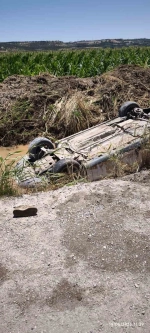 Diyarbakır'da otomobil sulama kanalına düştü, sürücü kurtarıldı