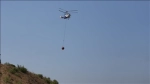 Çanakkale'de Tarım Arazisindeki Yangına Havadan ve Karadan Müdahale Ediliyor