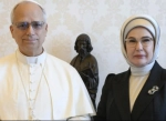 Emine Erdoğan, Papa'yla Görüştü