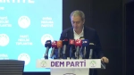 DEM Parti Meclisi Toplantısında Bakırhan, Kürt Meselesinde CHP'den Yüksek Beklenti Olduğunu Vurguladı