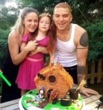 Gökhan Özoğuz kızlarıyla tatilde