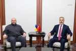 Dışişleri Bakanı Hakan Fidan, Ukrayna Milli Güvenlik ve Savunma Konseyi Sekreteri Rüstam Umerov'la görüştü